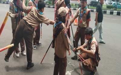 MTS Al Ihsan Pamulang Ikuti Transpark Scout Festival 2024: Pramuka Modern dan Mandiri