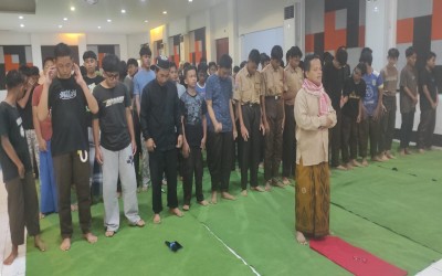 Kegiatan Keagamaan Menjadi Bagian Penting dalam Perkemahan Pramuka MTs Al Ihsan Pamulang