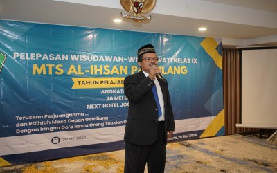 MTs Alihsan Pamulang Lepas Wisudawan Angkatan ke-22
