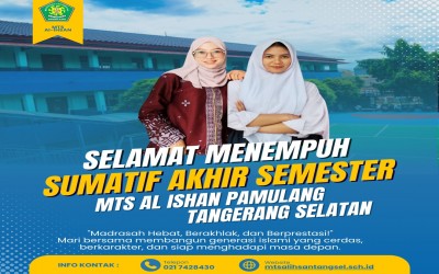 MTs Al Ihsan Pamulang Sukses Menyelenggarakan Ujian PAS Ganjil Hingga Hari Terakhir