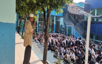 Halal Bihalal Semarakkan Hari Pertama Masuk Sekolah di MTs Al Ihsan Pamulang